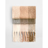 MOD. B494R:Brown Check, 100% polyester, 223 x 33 cm